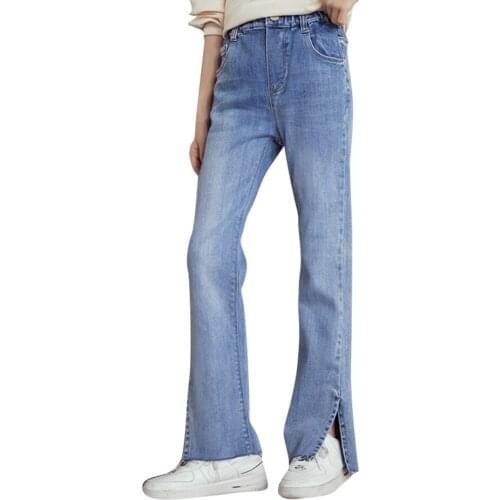 Jeans Girl Solid Color Kids Jeans Girls 2021 New Jeans For Kids Spring Autumn Clothes For Girls 6 8 10 12 14