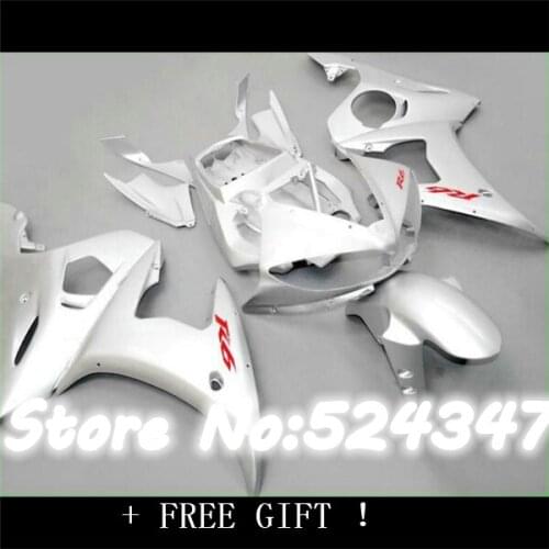Fei-Lowest price ABS fairing kit for YZF-R6 2003 2004 2005 all white YZF R6 03 04 05 plastic fairings set