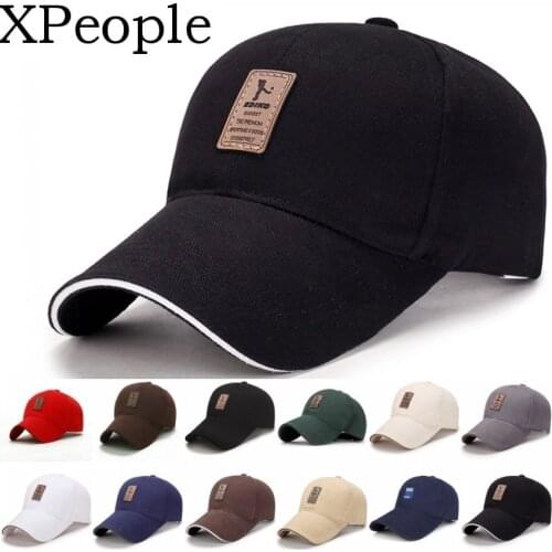 XPeople Classic Polo Style Baseball Cap All Cotton Made Adjustable Fits Men Women Low Profile Black Hat Unconstructed Dad
