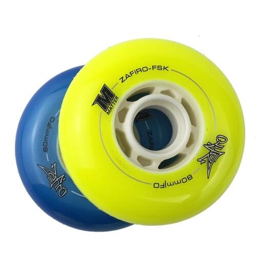 Japy Skate Powerslide EVO Matter Wheels Yellow 72 76mm F1/ Yellow 80mm Blue F0 Slalom Braking Roller Skating Tires SEBA IGOR