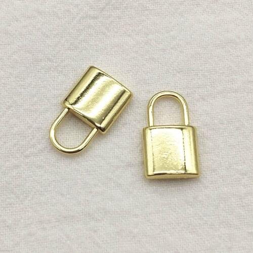 New Arrival! 18x11mm 100pcs Zinc Alloy Lock Charm For Handmade Necklace Bracelet Earring DIY Parts Jewelry Findings & Components