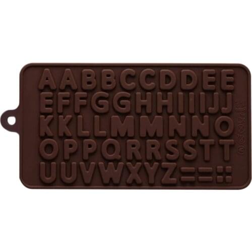 PREUP Silicone 26 alphabet letters Cake Decorating Bakeware Mold Chocolate Mould Cooking Tool Food DIY Making