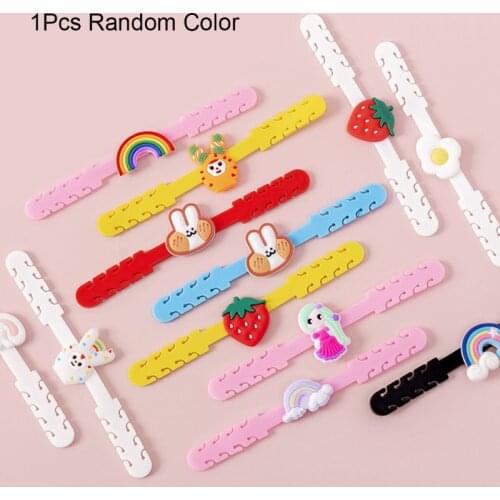 Cartoon Silicone Hook Strap Holder Extension For Mask Ear Protector Soft Anti-tightening Release Pain Ear Grip Extension Masks B