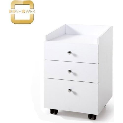 Doshower DS-BT-7 platform trolley with stainless steel trolley of white salon trolley