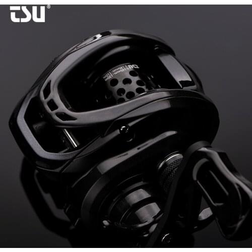 TSURINOYA 148g Ultralight Bait Finesse Casting Fishing Reel DARK WOLF 50 Trout Ajing Rock Carbon Saltwater Baitcasting Reel