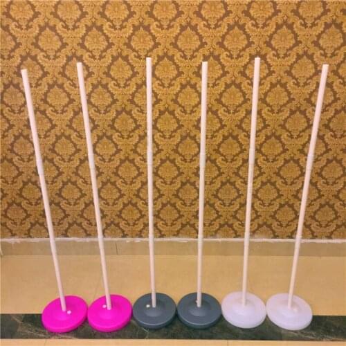 10sets/lot 1.5m Upright Stand Balloon Column Base & Stick Balloon Arch Columns Wedding Decorations Party Supplies Props ZA4178