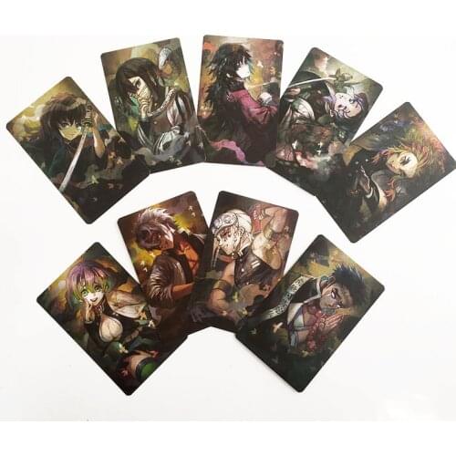 10pack/lot Anime Demon Slayer: Kimetsu no Yaiba New style Collection card postcard toy gift