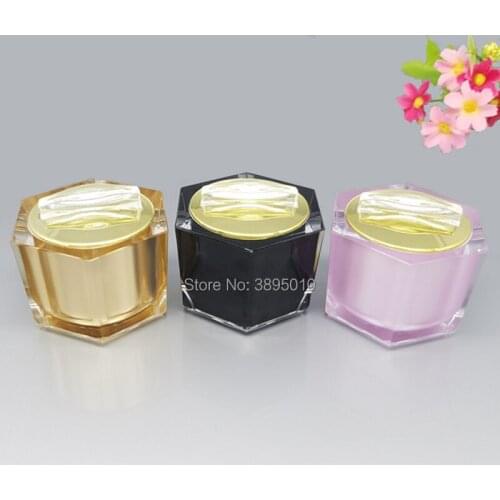 20g Acrylic Cosmetic Empty Jar Pot Eyeshadow Makeup Face Cream Container Travel Box for Care Lotion F933