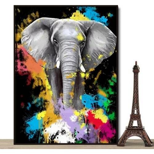 Dy Diamond Painting Painted Sheep Elephant 5d Embroidery Square/Round Diamond Embroidery Set Mosaic Home Decoration Mural