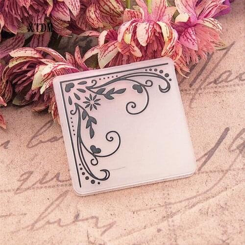 HOT plastic vine template craft card making paper card album wedding decoration scrapbooking Embossing folders