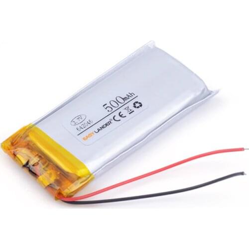 Polymer 642046 500maH Bluetooth audio smart home video security doorbell lithium battery factory direct 3D glasses Smart watch