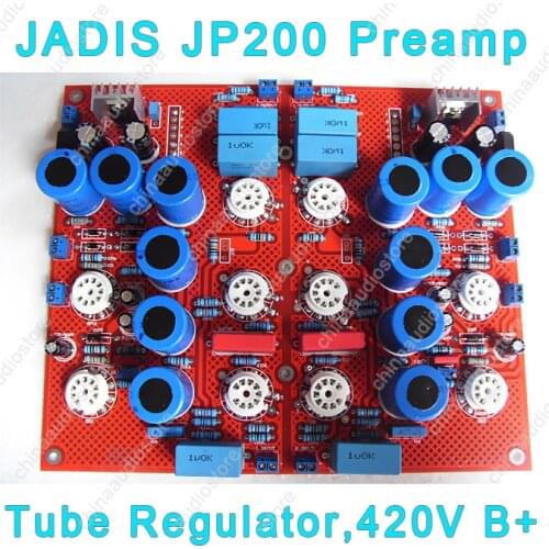 Hi-Fi JADIS JP200 Tube Preamp Pre-amplifier W/ 6N4 EL84 6H2n Tubes, JP200 Valve Preamp For DIY Audio Power Amplifier,Assembled