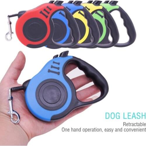 Durable Dog Leash Automatic Retractable Nylon Dog Lead Extending Puppy Walking Running Leads For Small Medium Dogs Pet Supplies
