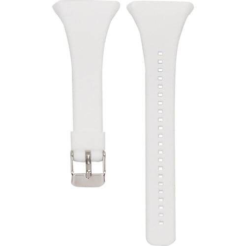 Luxury Silicone Straps Luxury Silicone Strap Accessories For POLAR FT4 FT7 FT Series Universal Replacement Straps （White