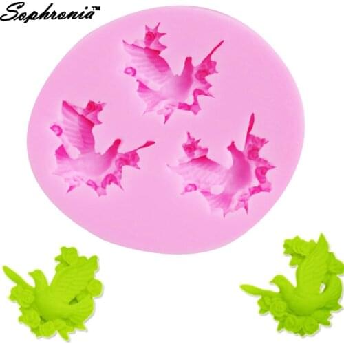 Sophronia Silicone Mold Bird 1pcs UV Resin Silicone Mold for decorative-craft Jewelry Flower Dried Epoxy Resin M061