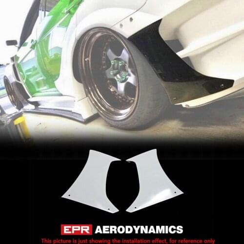 Fiber glass for EVO 10 VRSV2 Wide Style frp car accessoriese unpaitned Rear Bumper Side Air Duct trim