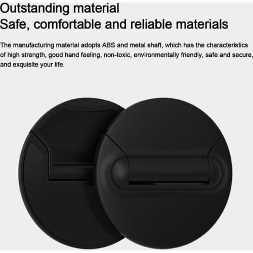 Universal Laptop Holder Bracket Folding Portable Tablet Stand Support All Notebook Invisible Stable 2Pcs Stick-on Black