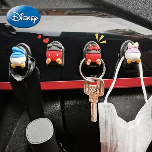 Inside The Disney Car, Use A Hook To Paste The Front and Rear Creative Cartoon Cute Car Multi-function Rear Seat Back Small Hook