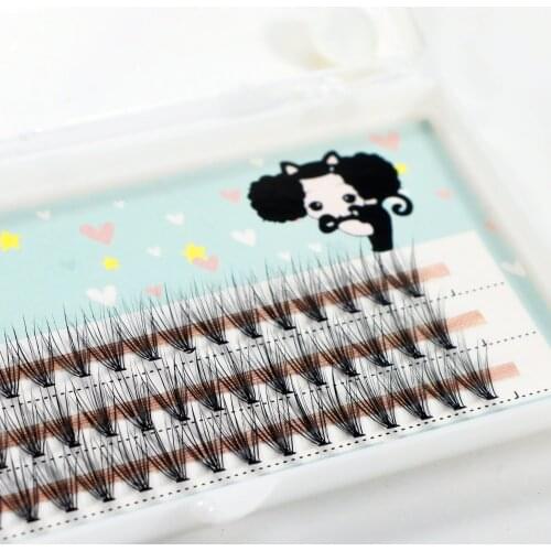 1 Cases 20D 0.05C Individual Eyelashes Premade Fan Eyelashes Cluster Volume Russia Cilia Mink Eyelash Extension Make Up Tool