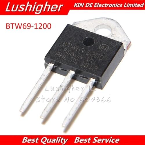 5pcs BTW691200 TO3P BTW69-1200 TO-3P BTW69 1200V BTW69-1200RG SCR New Original