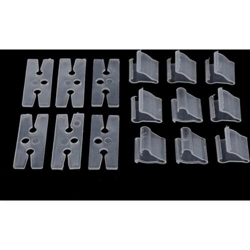 50PCS/Lot Useful V & H Shape Balloons Sealing Clip Ballon Buttons Clips Wedding/Birthday/Christmas Party Decoration Supplies