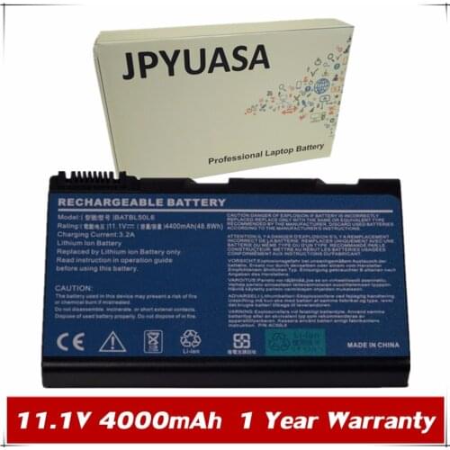 7XINbox Laptop Battery BATBL50L6 For Acer Aspire 3100 3103 3690 5100 5102 5110 5515 5610 5630 5650 5680 2450 2490 4200 4230