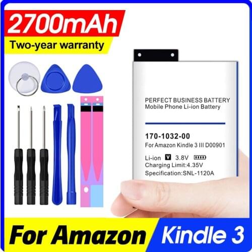 Mobile Phone Battery Backup for Amazon Kindle 3 Keyboard eReader D00901 GP-S10-346392-0100 170-1032-00 S11GTSF01A