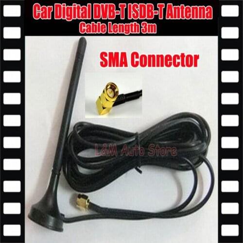 Car ISDB-T DVB-T tv antenna Mobile Car Digital DVB-T ISDB-T Aerial Antenna Car Digital TV Antenna Free shipping