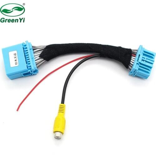 Car Rear View Camera RCA Video Convert Cable RCA Connection Adapter For Suzuki SX4 Revese Backup Camera Adapter