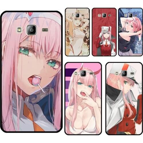 Zero Two Darling in the FranXX Anime For Samsung Galaxy J7 J1 J3 J5 2016 A3 A5 2017 A6 A8 J4 J6 Plus J8 A7 A9 2018 Case Cover