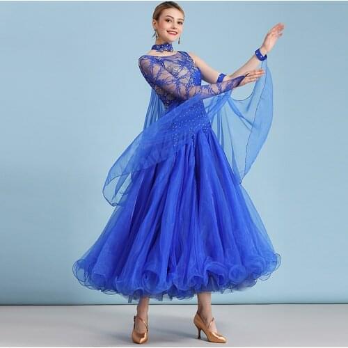 DOUBL womens ballroom dress Adult new arrival modern costumes dress skirt tango dance skirt suit stage waltz performance
