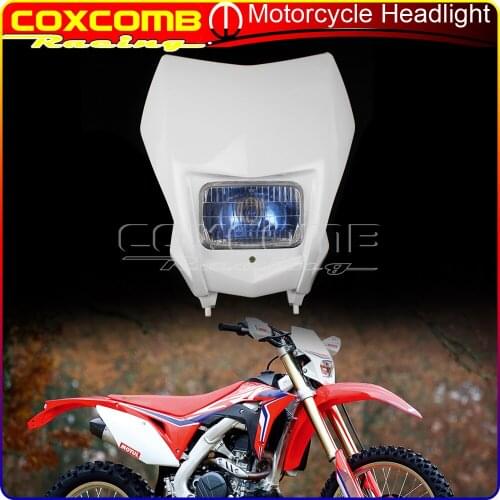 Motocross Headlight Dual Sport HI/LO Beam Running Light For Honda CRF450 CRF250 CRF230 CRF125 CRF150 CRF110 WR TTR KXF EXC SX