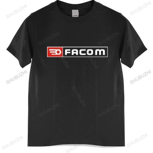 Tshirt men cotton tops Facom Tools T-Shirt Car Various Sizes & Colours cotton tshirt Black men t shirt euro size
