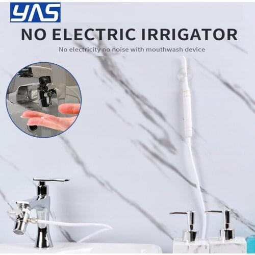 Faucet Water Dental Flosser Oral Irrigator Jet Interdental Brush Tooth Toothbrush Cleaning SPA Cleaner Teeth Whitening LV100 YAS