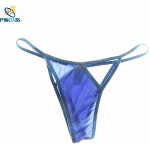 PYONGRAINS Bikini 2017 Mens Low-Waist Briefs Nylon Breathable Sexy Gay Men Underwear U Convex Design Brave Underpants Men Hot