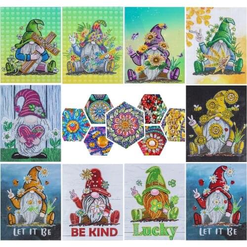5D DIY Diamond Painting Christmas Goblin Special Diamond Embroidery Cross Stitch Craft Kit Mosaic Picture Home Decoration Gift