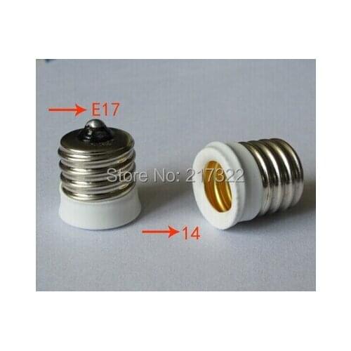 E17 TO E14 adapter Conversion socket High quality material fireproof material E17 TO E14 socket adapter Lamp holder