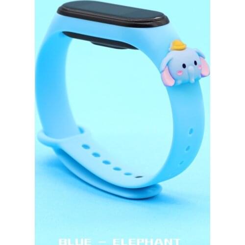 Mi Band 6 5 4 3 Strap Silicone Doll Cartoon Flower Xiaomiband Replacement Watchband Bracelet Smart Sports Fitness Wrist