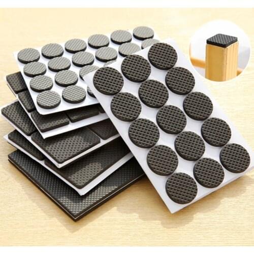 Self Adhesive Furniture Leg Feet Protector Pad Anti-Skid Chair Leg Pad Scratch DIY Resistant Furniture Feet Floor Protector Pads