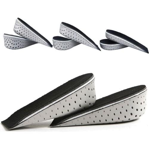 Height Increase Insoles Men Women Heel Cushion Inserts Increase Height Lift Inserts Half Pad Unisex EVA Height Increase Insoles