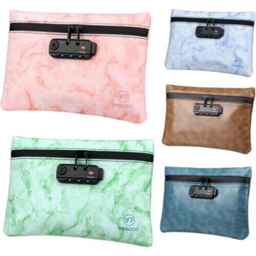 Waterproof Travel Storage Bag Password Lock Deodorant Makeup Bag Smell Proof Bag