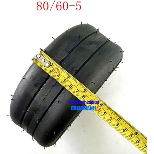High performance 80/60-5 tubeless Vacuum tyre for XiaoMi 9 Balancing Car 8 inch Go-kart front wheel Vacuum tire