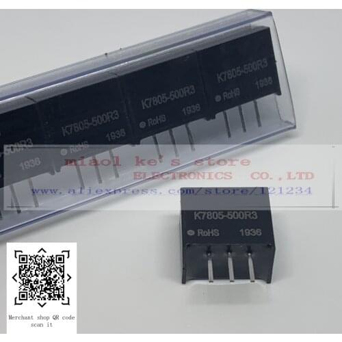 [1pcs-5pcs]100%New: K7805-500R3 K7805-500 SIP-3 DC-DC non-isolated stabilized single-channel power module output 5V current 0.5A