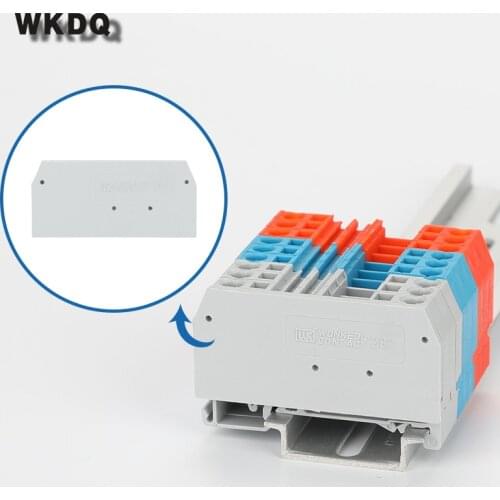 280 and 281 Series End Plate for Din Rail Terminal Blocks End Cover 10Pcs Connector