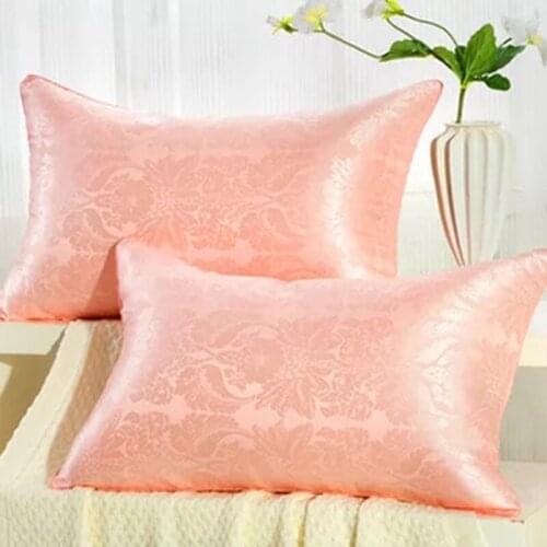 48*74cm Luxury Mulberry Silk Pillow/Natural Silk Pillow Pressure Memory Neck Health Five-Star Hotel Silk Pillows Floral