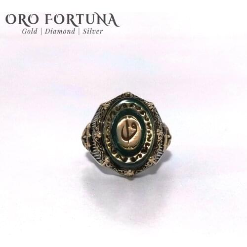 925 sterling Silver Mens Ring Custom Epoxy Imperial Style Elegant Gift Classy Trendy Chic New 2021 Model Unique