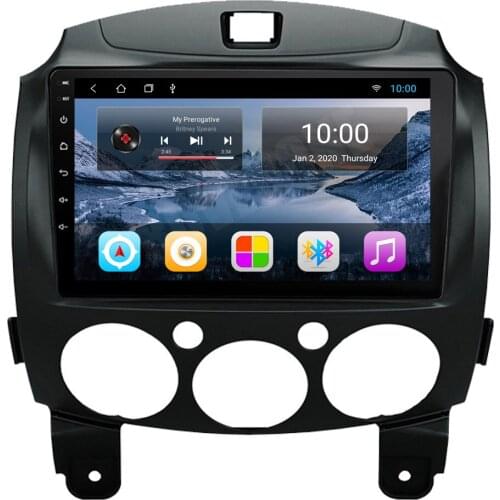 RoverOne Car Multimedia System For Mazda 2 2007 - 2012 Android 10 Quad Core Radio GPS Navigation Media Player PhoneLink