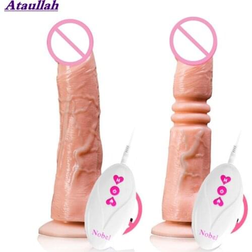 Ataullah Skin feeling Realistic Penis Super Huge Big Dildo Heating Sex Toys for Woman Sex Products Female Masturbation ST069