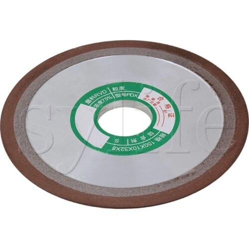 150mm One Side Tapered Diamond Grinding Wheel Grit 180 Cutter Grinder 69