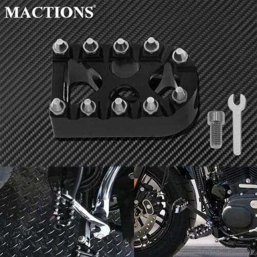 Motorcycle Gear Shift Brake Pedals Foot Peg Black For Harley Sportster XL 48 Dyna Softail Touring Street Bob Fatboy Street Glide